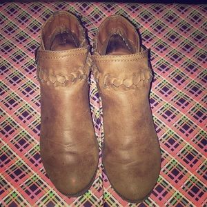 Brown booties